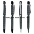 Gird Pattern Metal Roller Pen (LT-Y114)